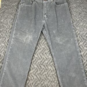 Vintage Y2K Levis 559 Corduroy Pants Men’s 33x28 Elephant Gray Relaxed Straight